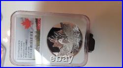2016 Canada Maple Leaf Shape Goose. 999 Silver Coin