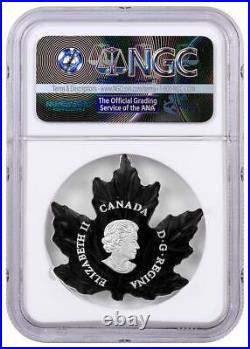 2016 Canada Maple Leaf Silhouette Canada Geese 1/2 oz Silver Proof $10 NGC PF69