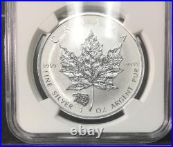 2016 Canadian Silver Maple Leaf ROARING GRIZZLY Privy Reverse Proof PF 69