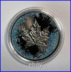 2017 Canada 1 oz. 9999 Silver $5 Maple Leaf, Deep Frozen Edition, w Box & COA
