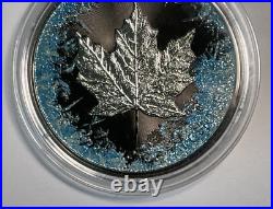 2017 Canada 1 oz. 9999 Silver $5 Maple Leaf, Deep Frozen Edition, w Box & COA