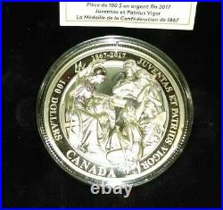 2017 Canada 10 Oz Silver Proof Wyon $100 Coin Box + COA