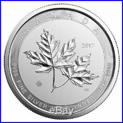 2017 Canada 10 oz Silver Maple Leaf (First Year). 9999 BU++ in Original Capsule
