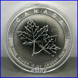2017 Canada $50 Coin Magnificent Maple Leaf Large 10 oz. 9999 Silver BU