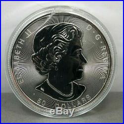 2017 Canada $50 Coin Magnificent Maple Leaf Large 10 oz. 9999 Silver BU