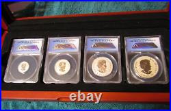 2017 Canada Silver Maple Leaf 4 Coin Set. Anacs Rp70 Dcam