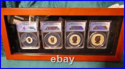 2017 Canada Silver Maple Leaf 4 Coin Set. Anacs Rp70 Dcam