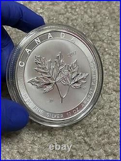 2017 Canada Super Maple Leaf $50 10oz. 9999 Silver Coin