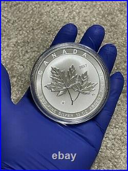 2017 Canada Super Maple Leaf $50 10oz. 9999 Silver Coin