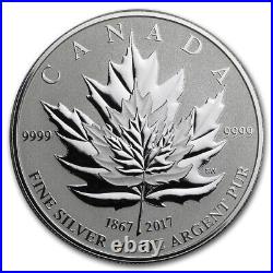 2017 Royal Canadian Mint Silver Maple Leaf 4 Coin Fractional Set with Box & COA