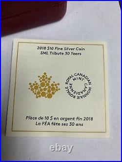 2018 $10.999 Silver Gold Plate Canada Maple 30 Years