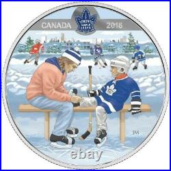 2018 $10 Learning To Play Toronto Maple Leafs Pure Silver Coin