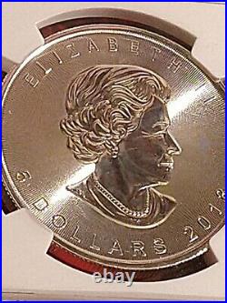2018 $5 Canada Maple Leaf Early Releases MS 70 PERFECT MAPLE LEAF MS 70