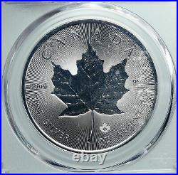 2018 CANADA UK Queen Elizabeth II MAPLE LEAF 1 OUNCE Silver $5 Coin PCGS i88567