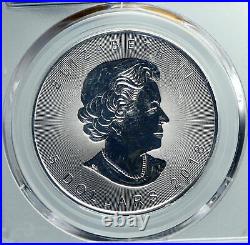 2018 CANADA UK Queen Elizabeth II MAPLE LEAF 1 OUNCE Silver $5 Coin PCGS i88567