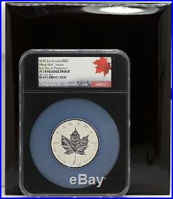 2018 Canada Incuse Maple Leaf 3 oz Silver Reverse Proof NGC PF70 First Day JD822