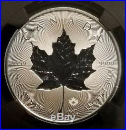 2018 Canada Silver Maple Leaf Coin Incuse Design 30th Anniversary FDOP NGC MS70