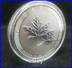 2018 Canadian Maple Leaf 10 oz. 9999 Silver $50 Coin BU from Monster Box. NEW $$