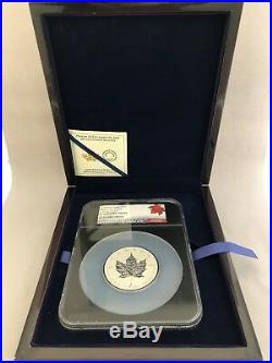 2018 Silver Maple leaf 3 ounce $50 Reverse Proof PF70 First Day Issue