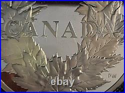 2019 10oz 99.99 FINE SILVER PROOF $100.00 CANADIAN MAPLE LEAVES. ONLY 500 MINTED