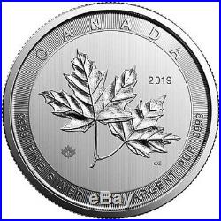 2019 Canada 10 oz Silver. 9999 Fine $50 Dollar Maple Coin Brilliant UNC+