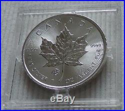 2019 Canada $5 Privy Mark f15 Maple Leaf 1 oz silver coin Fabulous capsule