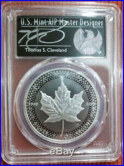 2019 SILVER CANADA MAPLE LEAF MODIFIED PR PRIDE OF TWO NATIONS PCGS PR701st day