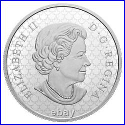2020 $30 Canadian Maple Leaf Brooch Legacy 2oz Silver Coin