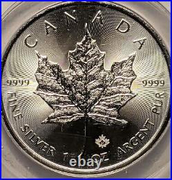 2020 $5 Canada 1 Oz Silver Maple Leaf, Anacs Ms70 First Releases #55/440