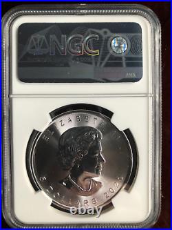 2020 $5 Canada 1 Oz Silver Maple Leaf Ngc Ms70 Rare First Releases Blue Label