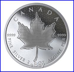 2020 CANADA PULSATING MAPLE LEAF 10$ 2oz. 99.99% PURE SILVER COIN