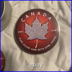 2020 Canada 1 oz Opal Maple Leaf Coin (RARE Only 500 Minted)