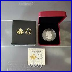 2020 Canada $20 Rhodium Plated Incuse Silver Maple Leaf 1oz Limited Edition Coin