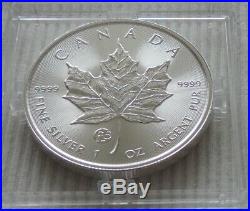 2020 Canada $5 Privy Mark f15 MAPLE LEAF 1 oz silver coin Fabulous & CoA