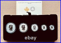 2020 Canada Fine Silver Maple Leaf Fractional Coins Set O Canada (99.88% Pure)