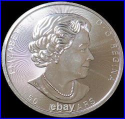 2020 Silver Canada $50 Maple Leaf 10 Oz Coin