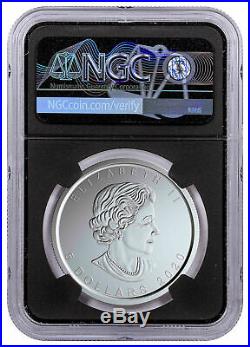 2020 W Canada 1 oz Burnished Silver Maple Leaf $5 NGC MS69 FR WithCOA Blk SKU59503