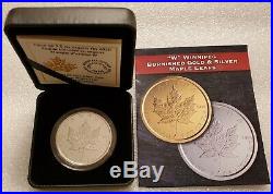 2020-W Canada 1 oz Silver Maple Leaf Burnished $5 Coin