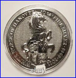 2021 $50 Canada 10 oz. 9999 Silver Magnificent Maple Leaf BU from OGP U1118