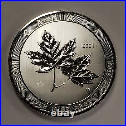 2021 $50 Canada 10 oz. 9999 Silver Maple Leaf Magnificent Maples SKU-U1120