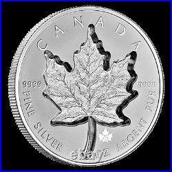 2021 Canada 1 oz. Pure Silver Coin Super Incuse Silver Maple Leaf