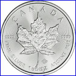 2021 Canada 1 oz Silver Maple Leaf $5 Coin MS70