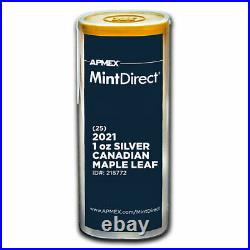 2021 Canada 100-Coin Silver Maple Leaf APMEX Mini Monster Box SKU#218773