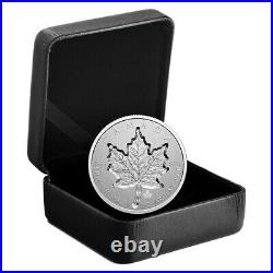 2021 Canada $20.9999 1 Oz Super Incuse Silver Maple Coin Rare Mintage 6,000