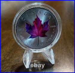 2021 Canada Maple Leaf Series 2 Set of 4 x 1 Ounce Silver Colorized Series