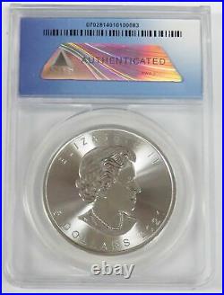 2021 Silver Canada Maple Leaf 1 Oz Anacs Mint State 70 Fdoi First Day Of Issue