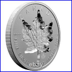 2021 Super Incuse Maple Leaf 25th Privy 1oz Pure. 9999 Silver Coin Canada