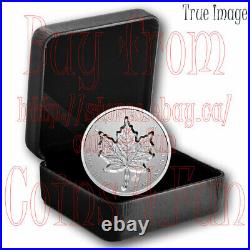 2021 Super Incuse Silver Maple Leaf SML $20 Pure Silver Proof Coin Canada