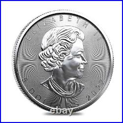 2022 1oz Lunar Canada Treasured Maple Leaf. 9999 Silver Coin, (in Card)