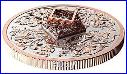 2022 Canada $20 SPARKLE OF THE HEART Rose Gold Silver Proof with Diamond